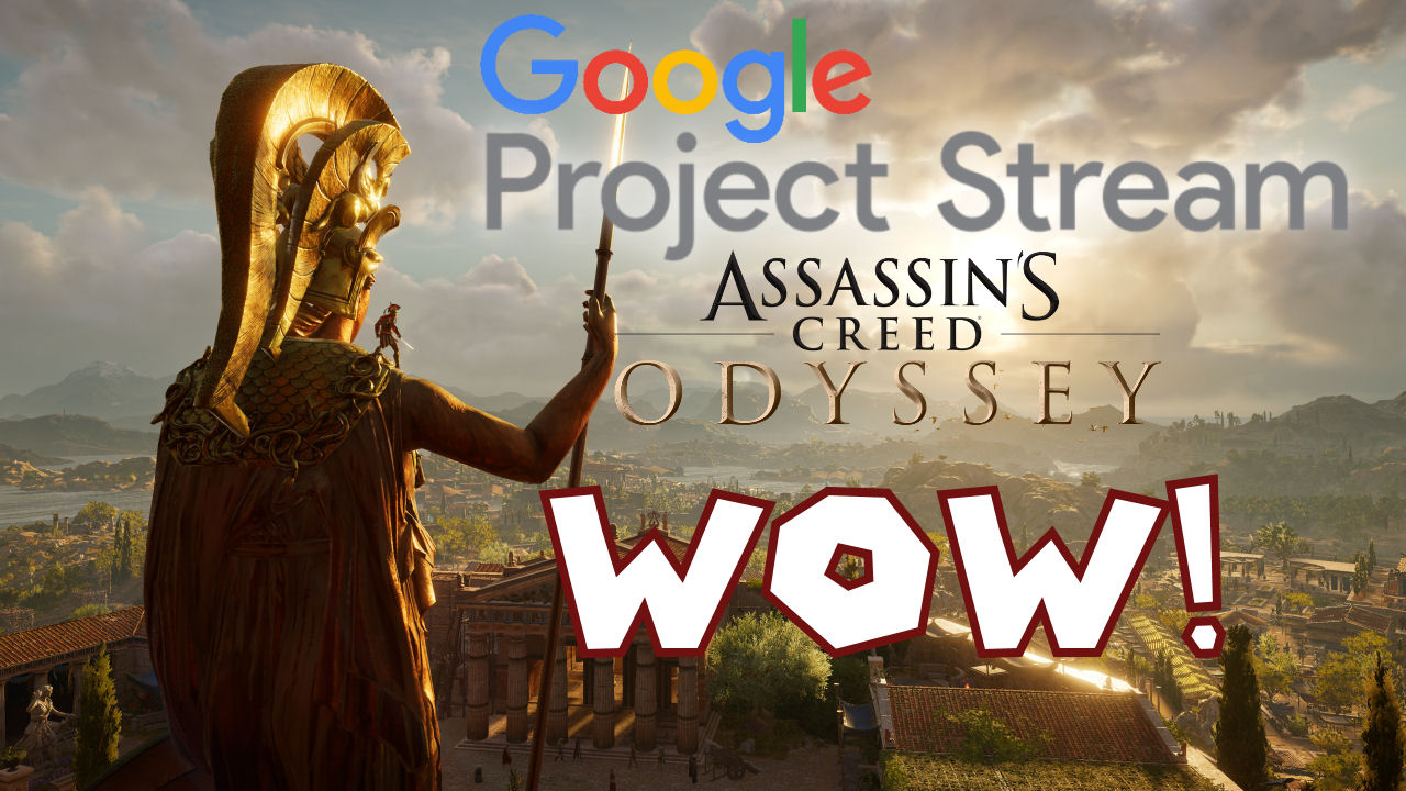 30 Minutes of Assassin’s Creed: Odyssey Streamed With Project Stream. It’s Great!