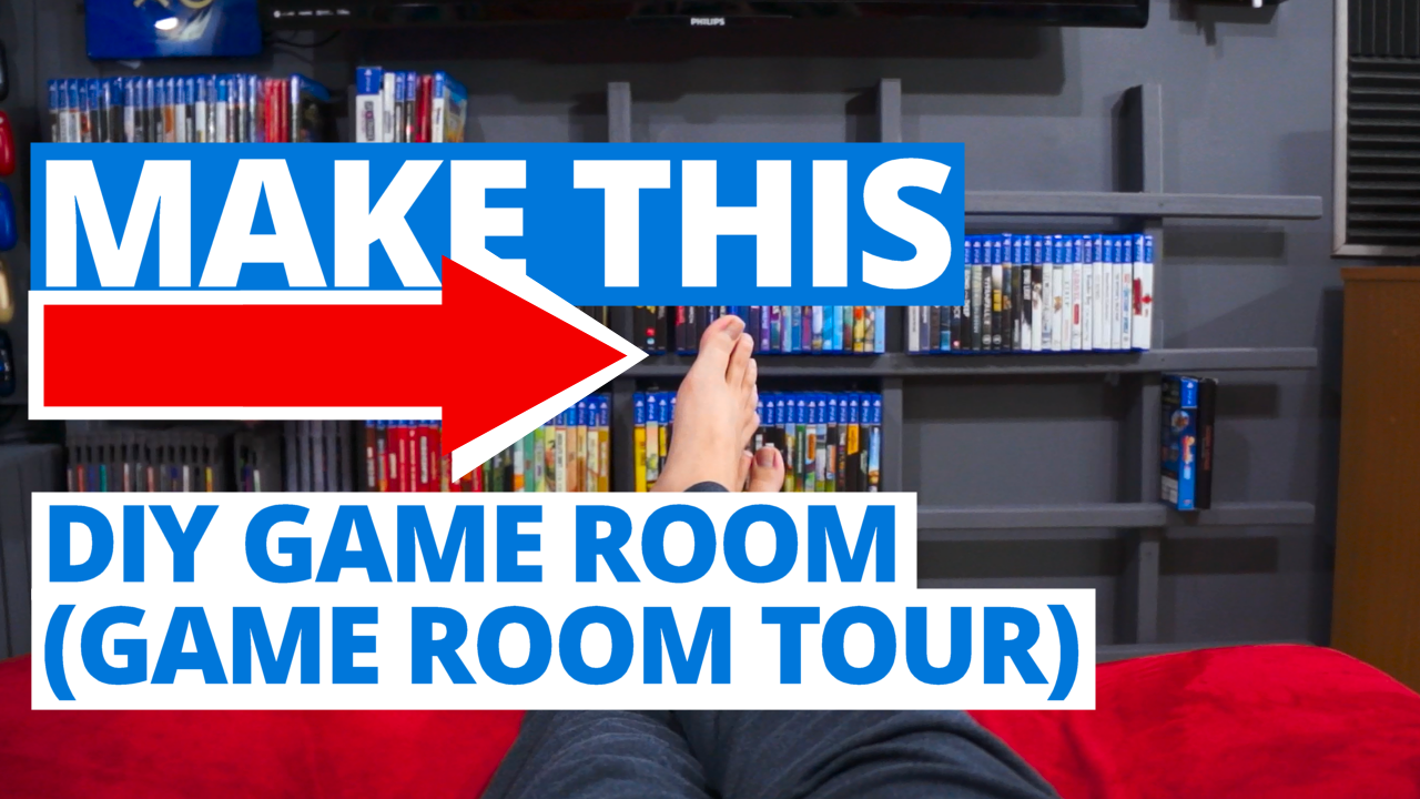 DIY Game Room Tour to Make You Jealous of My Video Games